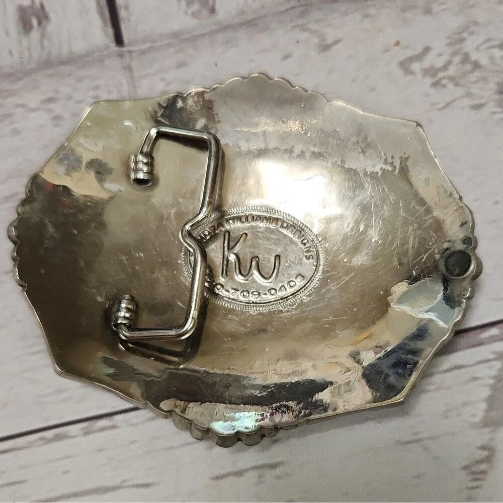KW Karen Williams Designs J & Z Memorial 2016 Rookie Saddle Bronc Champ Buckle